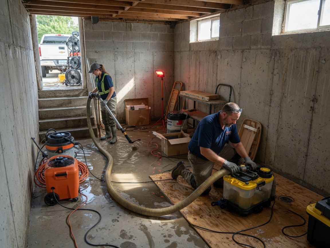 Basement Water Removal work by Basement Response Iowa  in Ogden, IA, Iowa