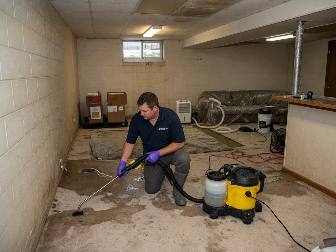 Finished Basement Water Removal in Ogden, IA