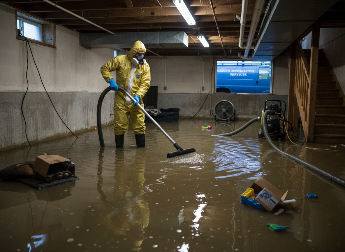 Basement Water Removal in Crescent, IA